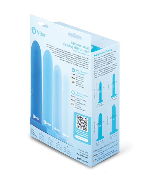 b-Vibe Silicone Anal Training Dilator Set