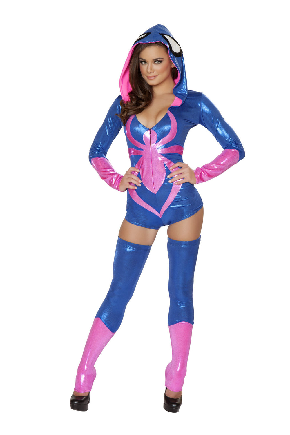 Deadly Pink Spider Costume by J. Valentine in Size S, M, L, or XL