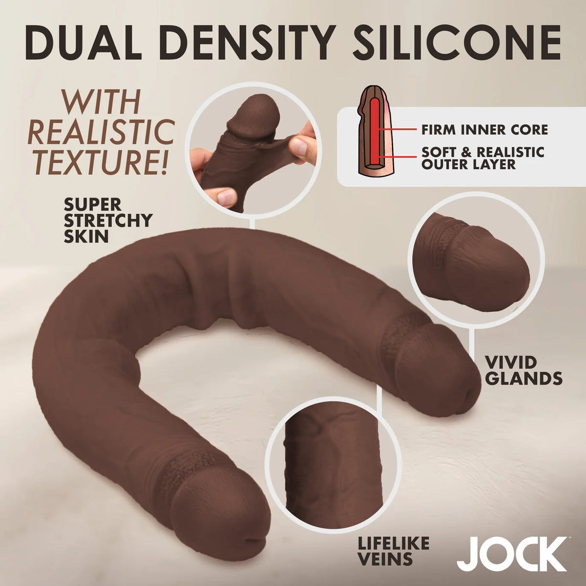 17.75" Double Dildo