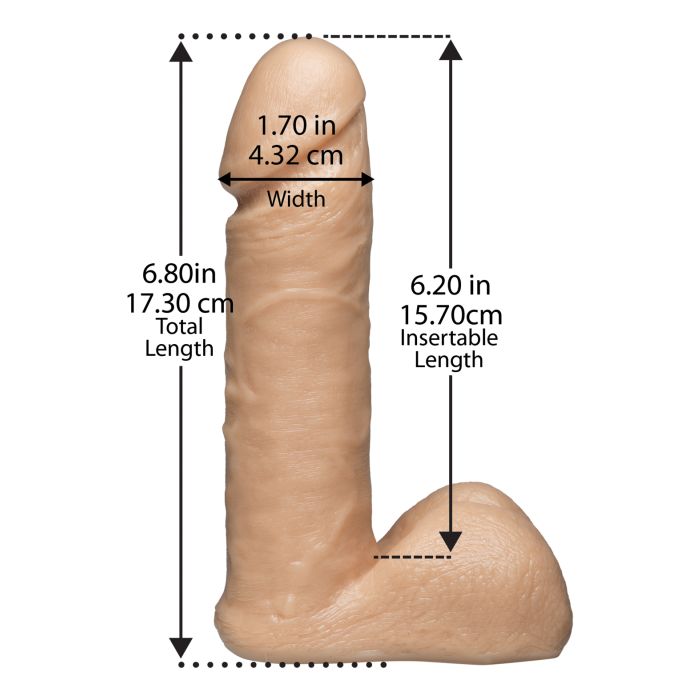 Vac-U-Lock 6" Realistic Cock