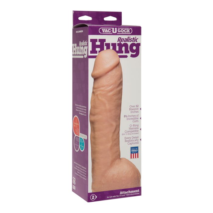 Vac-U-Lock 12.5" Hung Cock