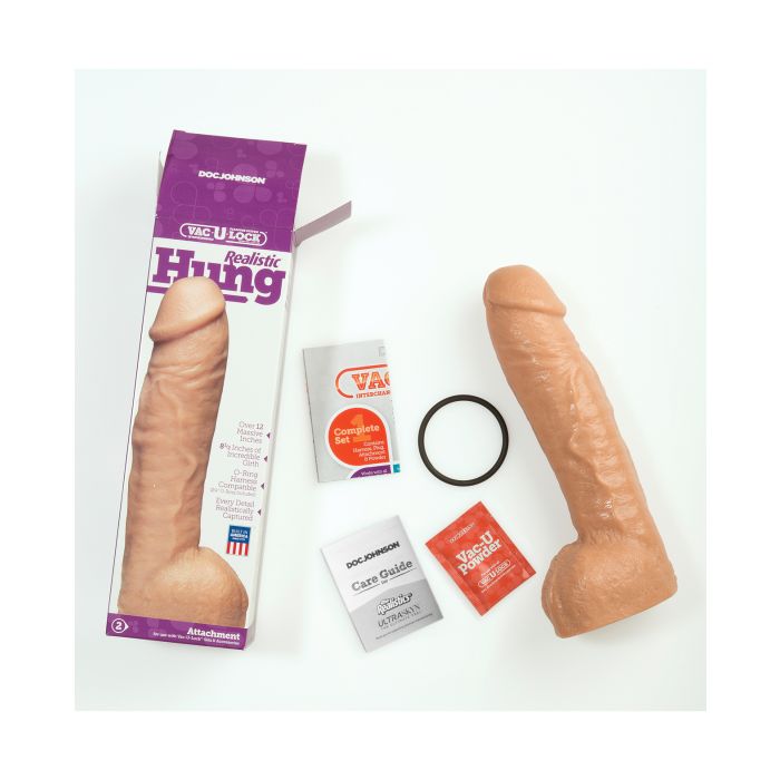 Vac-U-Lock 12.5" Hung Cock