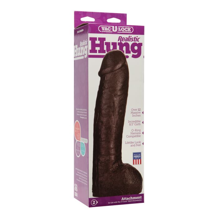 Vac-U-Lock 12.5 Hung Cock
