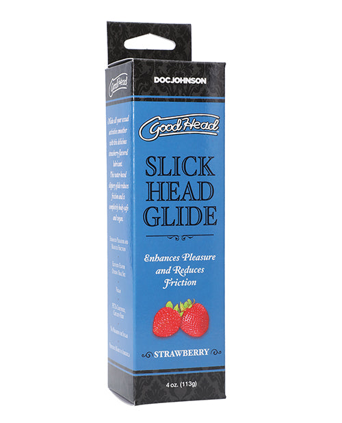 GoodHead Slick Head Glide in Strawberry Flavor 4 Ounces