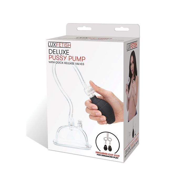 Lux Fetish Deluxe Pussy Pump with Quick Release Valves