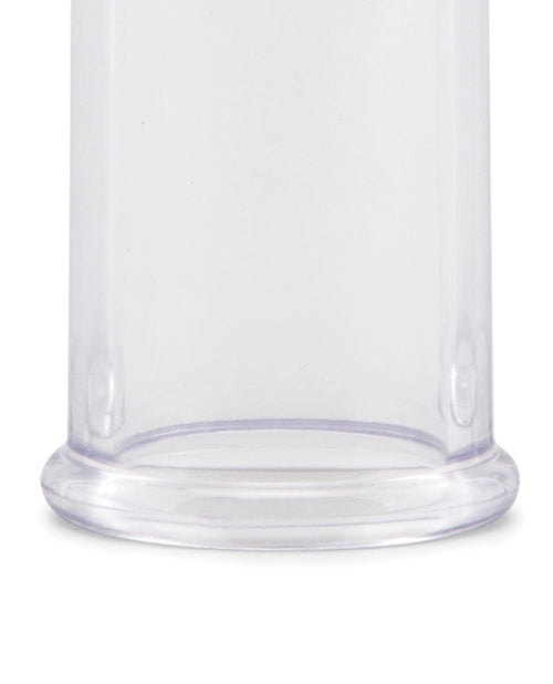 Lux Fetish Nipple Suckers with Clit Pump - Clear and Black