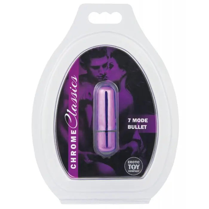 Erotic Toy Company Chrome Classics Bullet 7 Speed - Purple