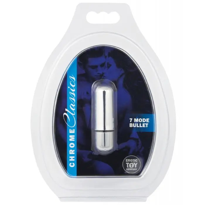 Erotic Toy Company Chrome Classics Bullet 7 Speed - Silver