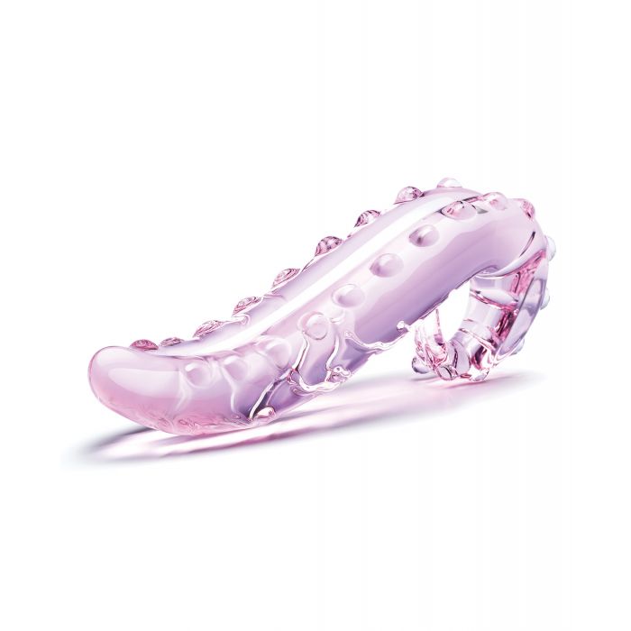 6" Lick-it Glass Dildo