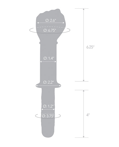 11" Fist Double Ended with Handle Grip