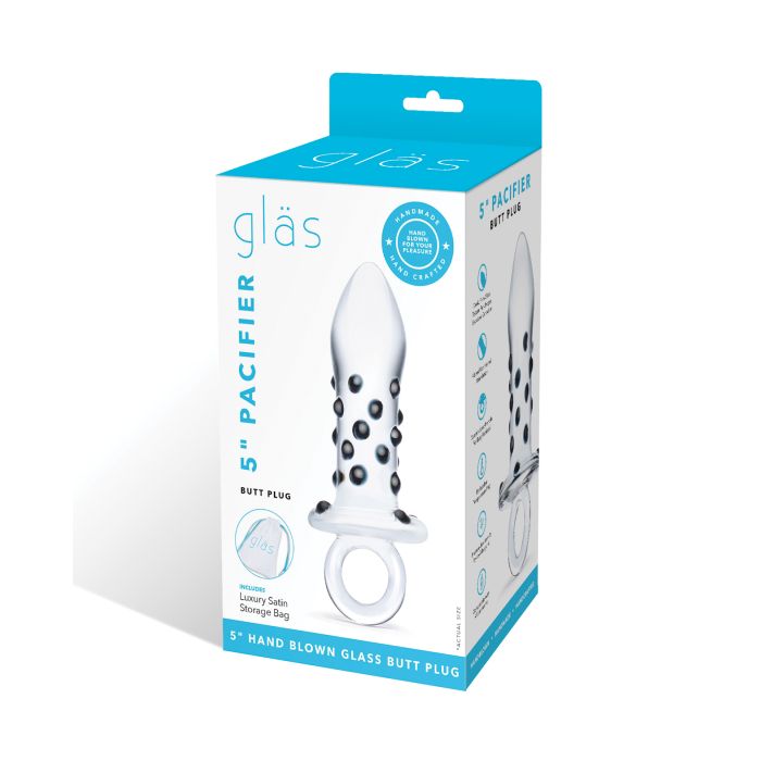 Glas Pacifier Glass Butt Plug