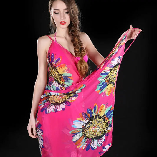 Sexy Floral Resort Cover Up in 4 Color Choices in One Size