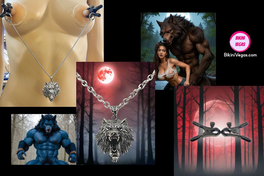 Little Red's Big Bad Bullnose Nipple Clamps with Tugging Chains