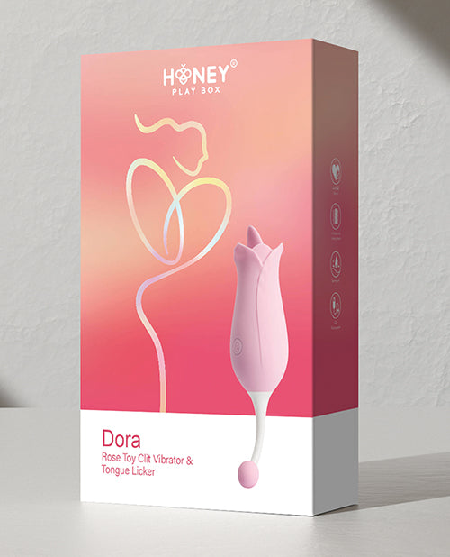 Dora Rose Toy Pink Clit Vibrator and Pussy Licker