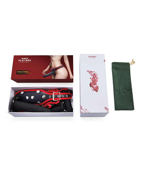 Kinky Play Box Triple Thrill Strap-On Harness Kit