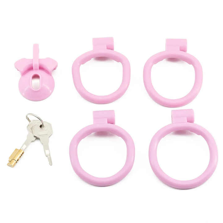 Lockable Chastity in Baby Pink