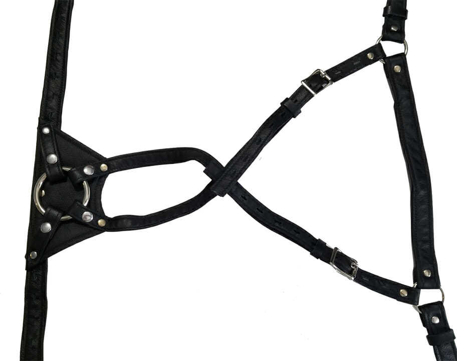 Locked In Lust Crotch Rocket Large Black Strap On