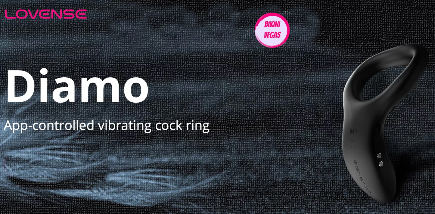 Lovense Diamo App Controlled Vibrating Cock Ring