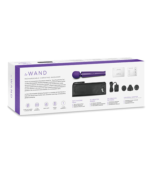 Le Wand Purple Rechargeable Massager