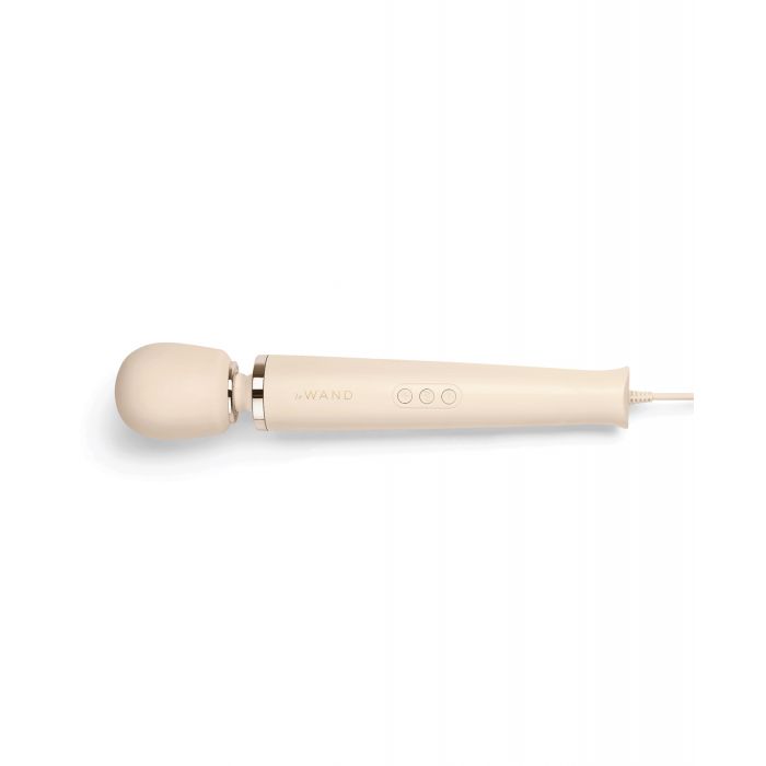 Le Wand Powerful Plug In Vibrating Cream Color Massager