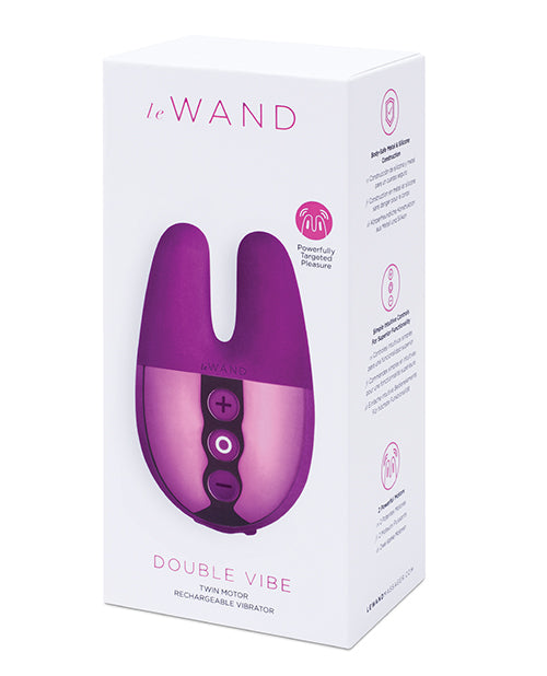 Le Wand Double Vibe in Black, Cherry, or Rose Gold