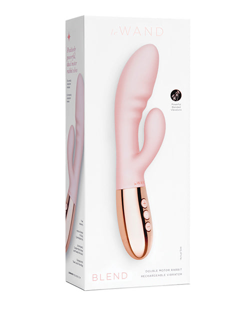 Le Wand Blend Double Motor Rabbit Rechargeable Vibrator in Rose Gold, Black, or Cherry