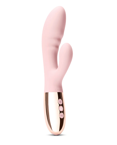 Le Wand Blend Double Motor Rabbit Rechargeable Vibrator in Rose Gold, Black, or Cherry