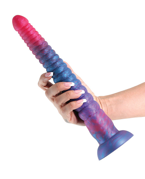 12 Inch Long Pink and Blue Dildo