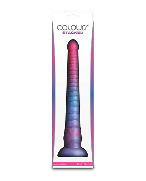 12 Inch Long Pink and Blue Dildo