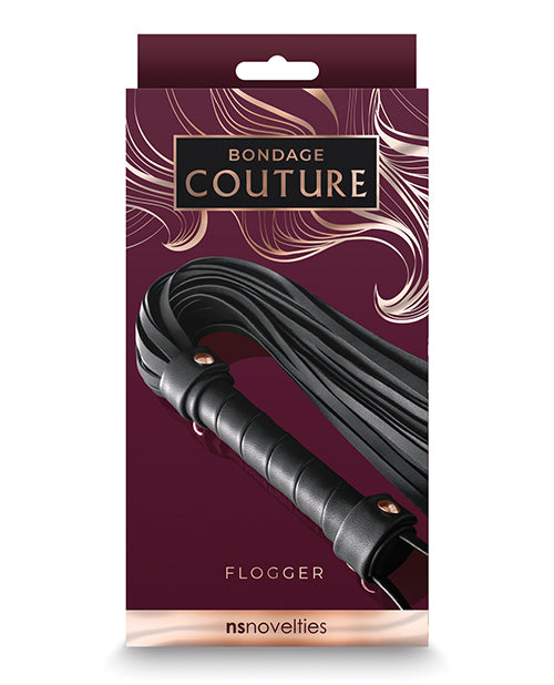 Bondage Couture Black Flogger
