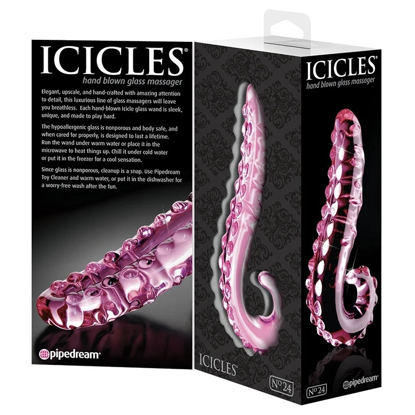 6" Lick-it Glass Dildo