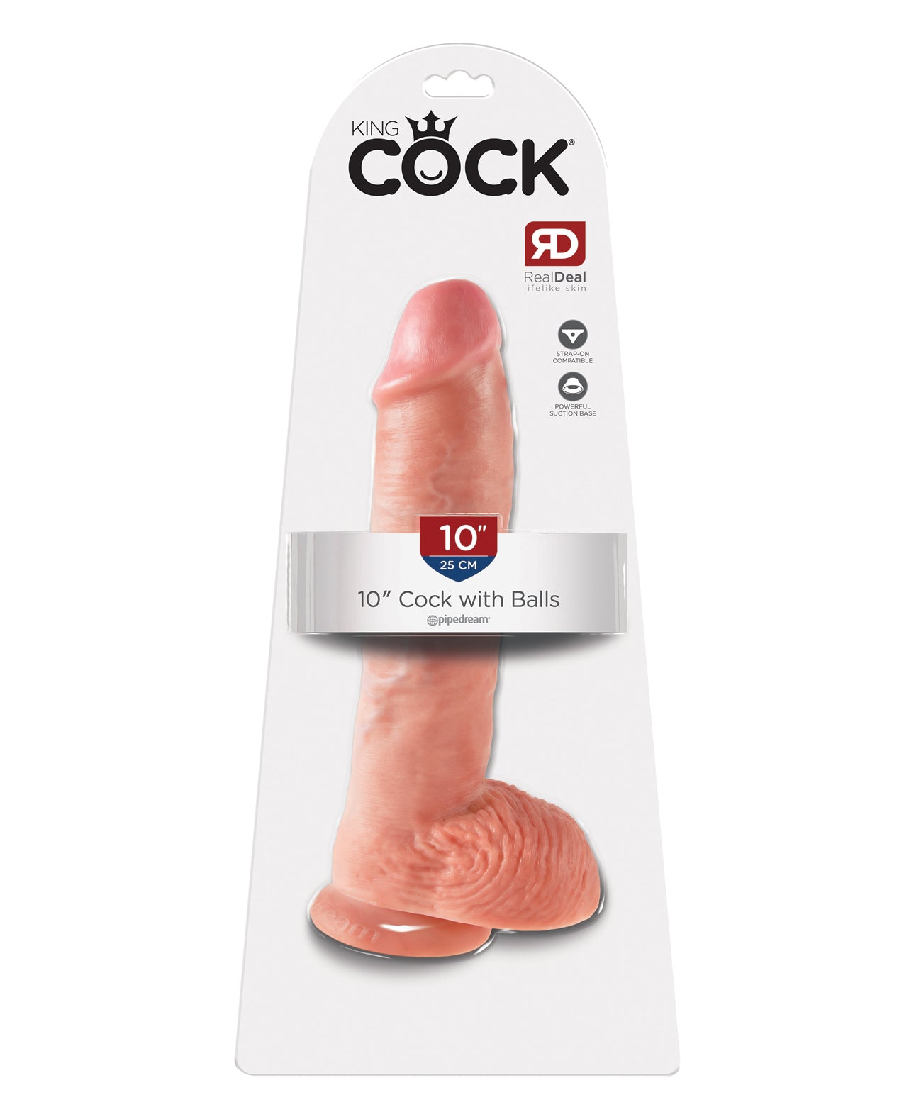 King Cock 10" Cock with Balls