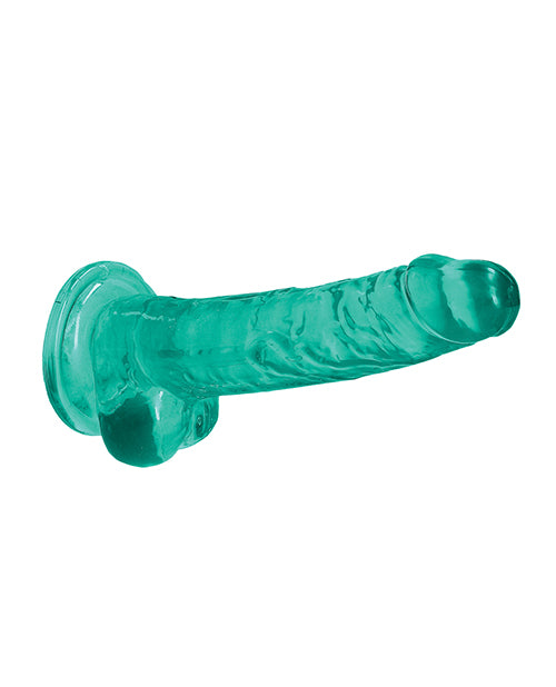 RealRock Realistic Crystal Clear 7 inch Dildo with Balls