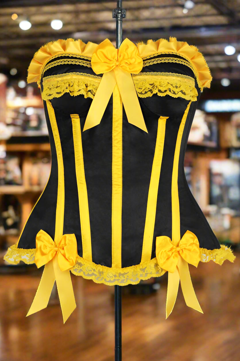Steel Boned Burlesque Corset