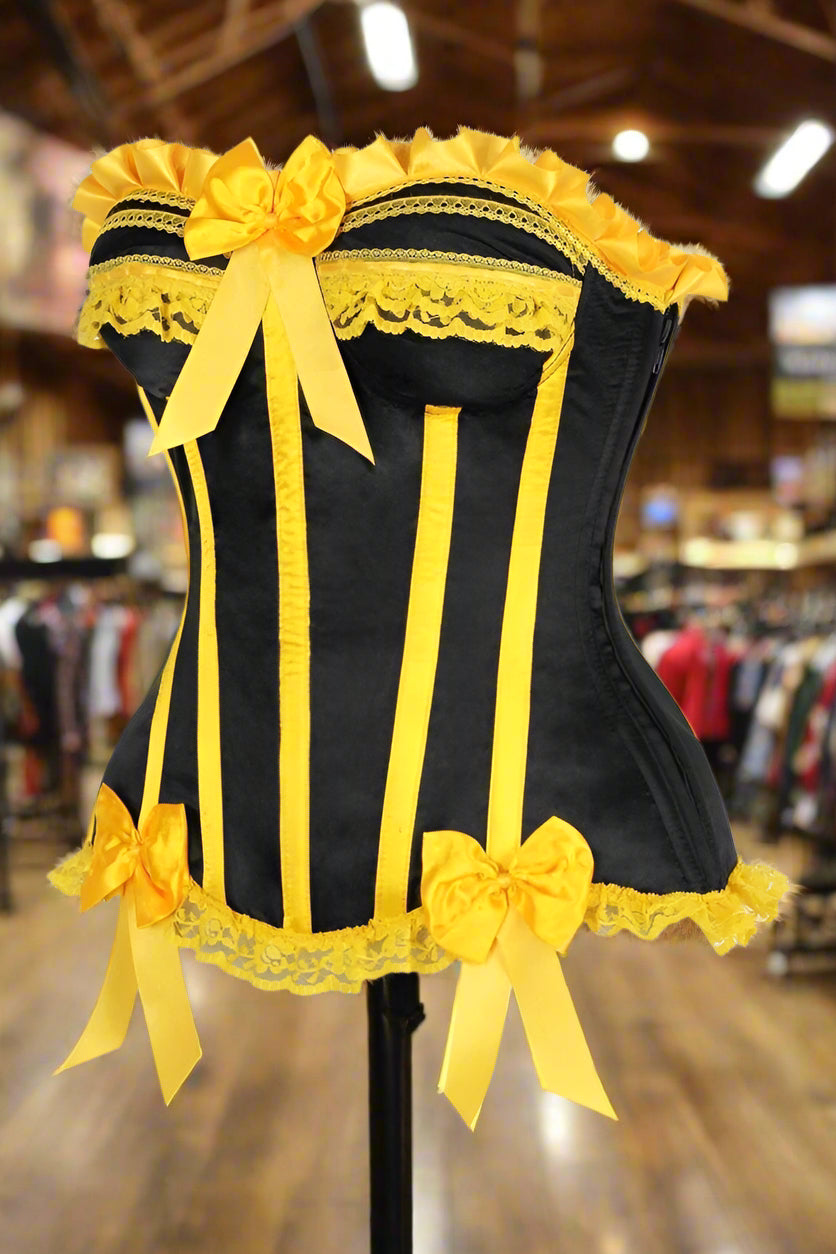 Steel Boned Burlesque Corset