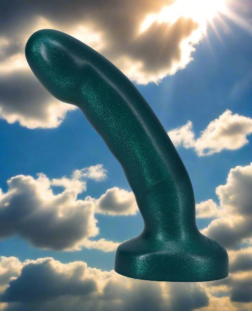 Tantus Acute Emerald Silicone Dildo Insertable Length is 5 Inches