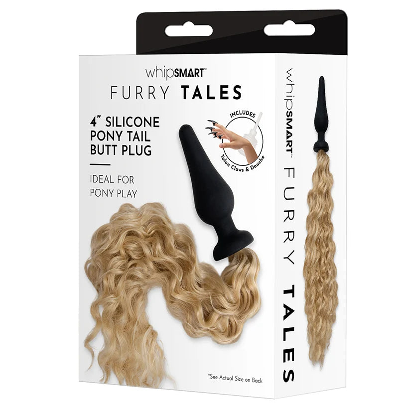 Whipsmart Furry Tales Silicone Plug with Blondie Pony Tail