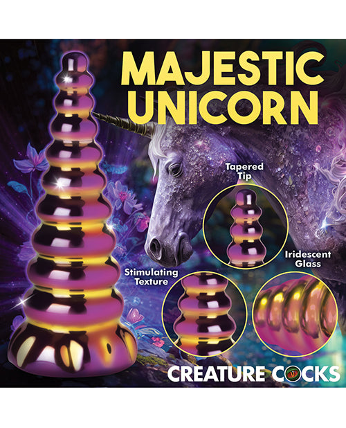 Twilight Rainbow Glass Dildo