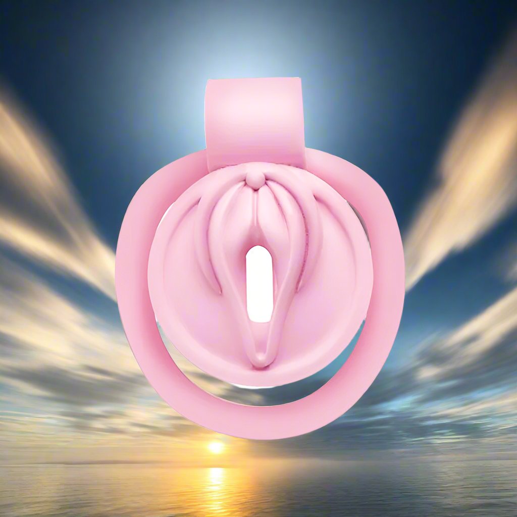 Master Series Pussification Vulva Locking Chastity Cage