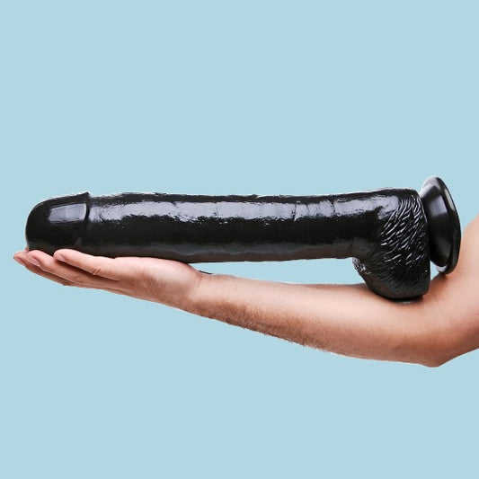 The Black Destroyer Huge 17 Inch Dildo