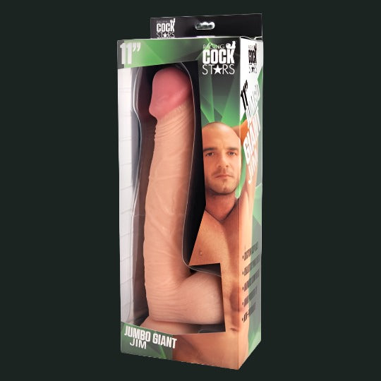 Raging Cockstars Jumbo Giant Jim 11 Inch Realistic Dildo