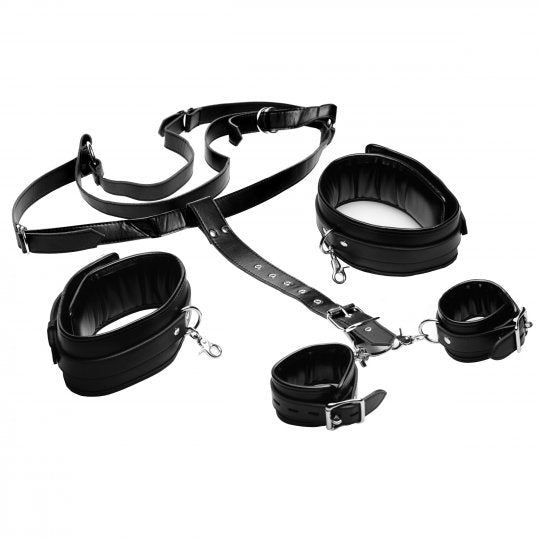 Deluxe Thigh Sling With Wrist Cuffs Harness