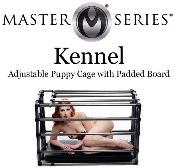 Kennel Adjustable Puppy Cage with Padded Board by Master Series