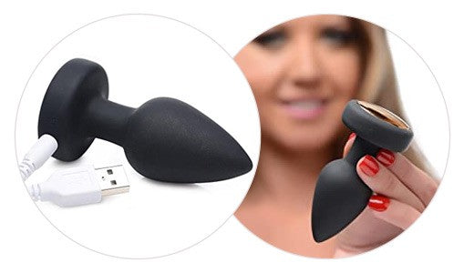 7X Light Up Rechargeable Anal Plug S, M, L