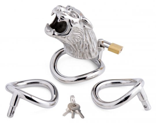 Tiger King Locking Chastity Cage by Master Series