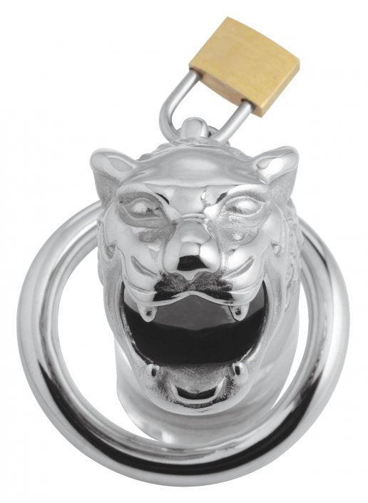 Tiger King Locking Chastity Cage by Master Series