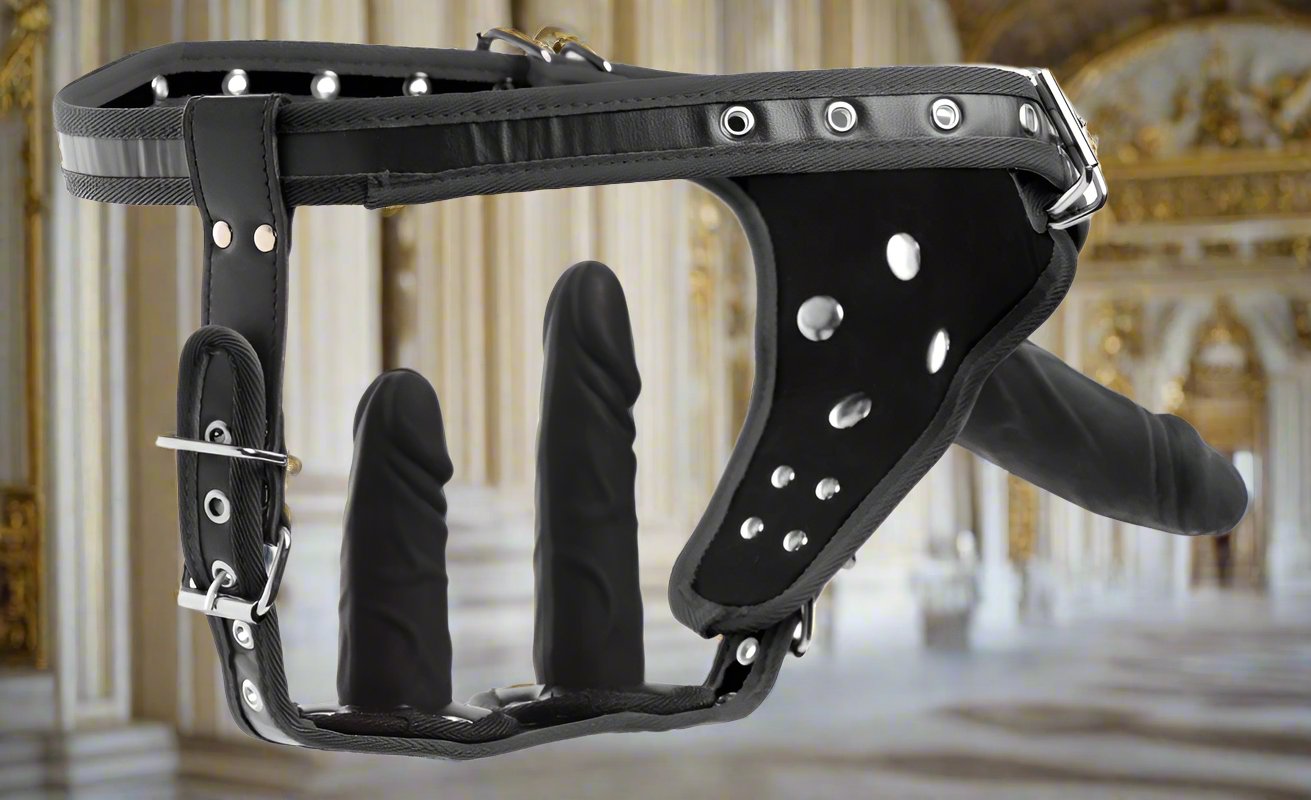 Double Penetration Strap On Harness