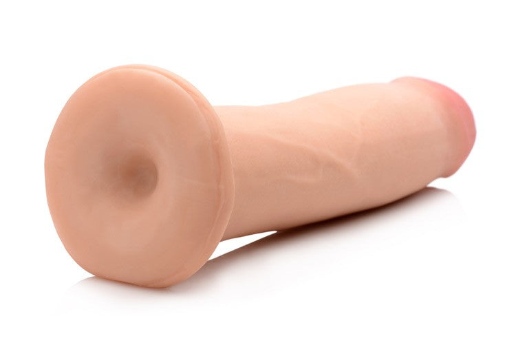 9 Inch Ultra Real Dual Layer Suction Cup Dildo without Balls