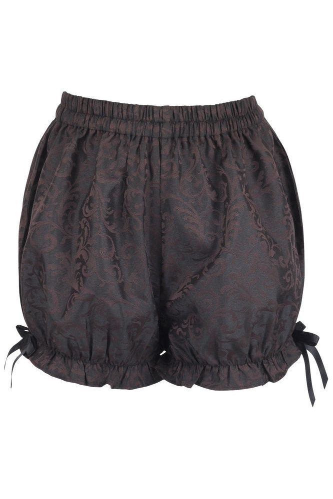 Brown Brocade Bloomers - Daisy Corsets