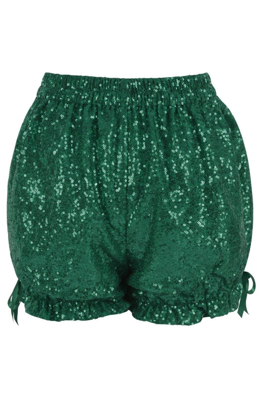 Green Sequin Bloomers